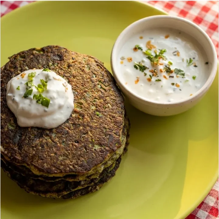 keto zucchini pancakes